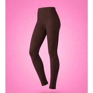 New Ladies Brown Super Soft Fashion Leggings Size Medium